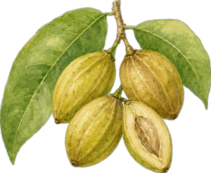 Haritaki, botanical illustration