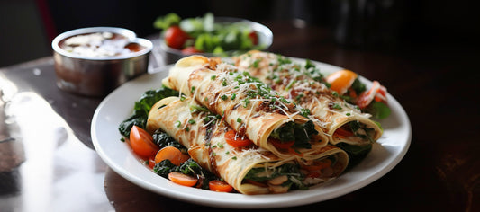 Ojas savory veggie crepes (Gluten-free)