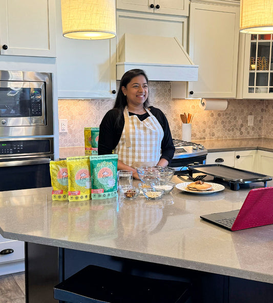 Healthy pancakes for Mom on Mother's Day