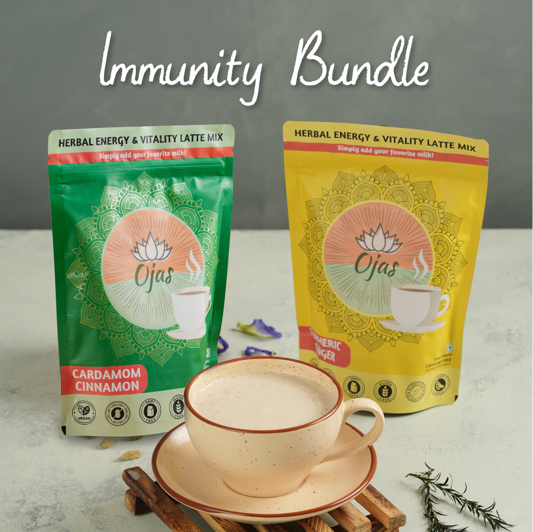 Immunity Bundle (Cardamom Cinnamon | Turmeric Ginger | Ojas Frother)