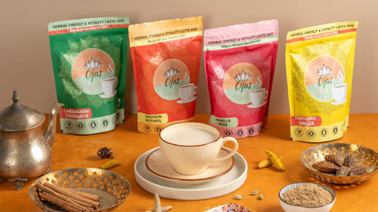 Ojas Complete Ritual Bundle (All 4 Flavors + Ojas Frother)